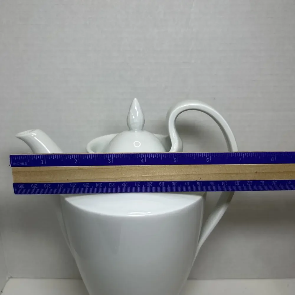 Vtg Furstenberg Porcelain White Tall 10